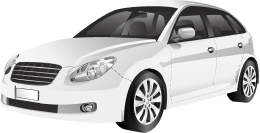 vehiculo blanco